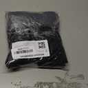 Amazon Essentials Women's Cotton Crew Socks (6-9, Black)