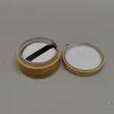 Frienda 100 ml Bamboo Loose Powder Puff and Container Empty Dusting Powder Jar for Body Face Makeup Travel Case Compact Case Holder with Sifter Lids and Puff