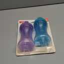 NUK Fun Grips Hard Spout Sippy Cup, 10 oz. | Easy to Hold, BPA Free, Spill Proof Toddler Cup, 2Pack, Blue/Purple