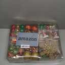 Alupssuc 100 Pcs Christmas Ball Ornaments Set, Santa Claus and Snowman Christmas Tree Decoration Baubles for Indoor Outdoor Holiday Wedding Party Decoration Tree with Hanging Rope, Red & Green & Gold