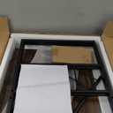 End Table, Industrial Side Table with 2-Tire Storage Shelf, 180LBS Mini Fridge Stand with Adjustable Feet, 18"x18" Wood Night Stand Small Bedside Table with Sturdy Metal Frame for Living Room Bedroom (Rustic Brown 1pc 18inch)