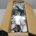 4.5Ft Pre-Lit Premium Snow Flocked Hinged Artificial Christmas Tree w/200 Lights