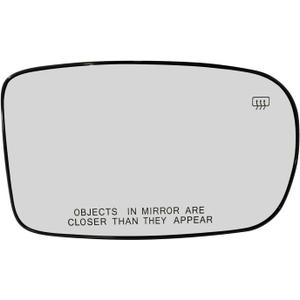 Passenger Right Side Heated Mirror Glass Wiht Backing Plate Compatible with Chrysler 200 300,2011-2021 Dodge Charger Replace 68101146AA