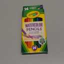 Crayola Watercolor Colored Pencils (24ct), Watercolor Paint Alternative, Watercolor Pencil Set for Kids, Art Supplies, Gift for Kids, 3+ (1 Count (Pack of 1))