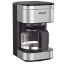 KRUPS Simply Brew Compact 5 Cup Coffee Maker: Stainless Steel Design, Pause & Brew, Keep Warm, Reusable Filter, DripFree Carafe