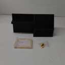 Key Holder Wall Mount Pine Wood 16 X 8 Mail Organizer Farmhouse Key Rack for Wall with Hooks and Shelf, Rustic Wooden Key Hanger for Entryway (Rustic Black)