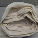 NICETOWN Flax Linen Semi Sheer Curtains 96 inches Long, Grommet Vertical Drapes Privacy Added with Light Filtering Window Treatments for Bedroom/Living Room, Natural, W55 x L96