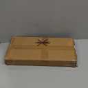 Natural Wood Wall Mounted Piano Coat Rack | Mounted Coat | Flip Up Wall Hook 6 Hooks | Entry Art Hooks in Walnut (Colorblock)