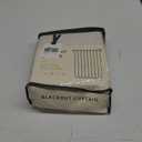 100% Blackout Shield Linen Blackout Curtains for Bedroom 108 Inches Long, Back Tab/Rod Pocket Living Room Drapes, Thermal Insulated Blackout Curtains 2 Panels Set, 50" W x 108" L,Cream