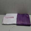 Estelar Textiler Purple and Greyish White Ombre Blackout Curtains 84 Inches Long, Full Room Darkening Grommet Curtains for Bedroom, Thermal Insulated Blackout Drapes for Living Room, 52Wx84L, 2 Panels