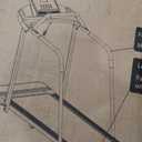 Senior Fitness Treadmill, 400 lb Capacity, Safe Design with Full-Length Rails, Low Step-Up Height, 0.24 MPH Motorized Walking Treadmill for Elderly, Recovery & Home Exercise