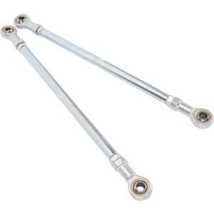 1 Pair 295mm 8mm Steering Tie Rod Kit Fit for Go Kart ATV Racing Cart Steel Alloy High Strength Long Lasting Go Kart Steering Tie Rod Tie Rod End Connector Joint Kit
