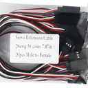 20pcs 7.87inch 20cm 200mm Male to Female JR Plug Servo Extension Lead Wire Cable for RC Quadcopter Airplane