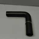 Gasoline Fuel Filler Neck Hose with 4 Hose Clamps,1 1/2 inches Inside Diameter Fuel Hose, Reinforced Gas tank filler hose (90 degree, 1 1/2" ID)