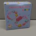 Baby Bilingual Musical Elephant Stuffed Animals Toys,Infant Early Learning Toy with Light-Up Music & Crinkle,Tummy Time Toys for 0 3 6 9 12+ Months for Baby Boy Girl Gift,Pink