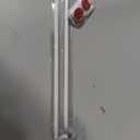 Tier Curtain Rod for French Doors & Door Windows - 16-28 Inch Adjustable, 3/8" Diameter, Dual Installation (Screws & Adhesive), Wrap Around Rod, White, No Magnets Needed