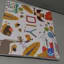 Fennoral 27 Pack Heart Wind Chime Kit for Kids Make You Own Red Heart Valentine's Day Craft DIY Coloring Wooden Ornaments for Kids Art and Craft Valentine's Day Gifts Party Decoration