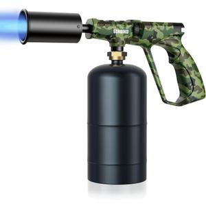 Sondiko Propane Torch Head - Powerful Kitchen Torch for Cooking, BBQ, and Steak Searing - Sous Vide - Charcoal Lighter and Welding Torch - Perfect Campfire Starter(Propane Tank Not Included) (Large)