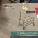 Sekey Lightweight Collapsible Wagon, 220 lb Capacity, Quick-Fold Cart