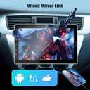 10.1 inch Single Din Car Stereo with Wireless Carplay 10 inch Touchscreen Radio Support FM Radio/YouTube Video/Car Play/Android Auto/Bluetooth/SWC + Backup Camera + Mic