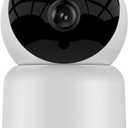 Bawofu Home Security Camera, Tuya 3MP Indoor PanTilt Smart Camera for Baby & Pet with Motion Tracking, 2Way Audio, IR Night Vision, Siren, Compatible with Alexa & Google Home, 2.4GHz WiFi