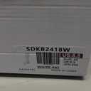 DREAM PAIRS Women's Platform Knee High Boots Chunky Block Heel Side Zipper Cute Gogo Boots (8, White-pat)