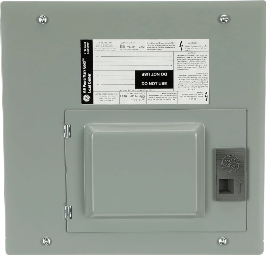 TLM612FCUDP 125A Main Lug Convertible Load Center • PowerMark Gold 125A, 120/240V AC • 6 Spaces, 12 Pole, 3 Wire • Indoor Convertible Main Lug Load Center • Top or Bottom Feed