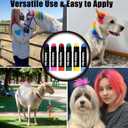 2 x 12 Pack Dog Hair Color Dye - Vibrant, Washable, and Safe Temporary Pet Hair Dye - Perfect for Grooming, Festivals, and Creative Styling - Assorted Colors for Dogs, Cats, and Pets