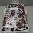 Highland Cow Decorations, 142Pcs Cow Print Plates and Napkins Party Supplies, Brown Cow Birthday Party Decorations Tableware Cups Tablecloth for Cow Baby Shower Farm Cowboy Theme Party