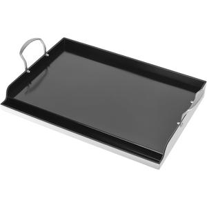Utheer 23" x 16" Ceramic Nonstick Stainless Steel Griddle for Gas, Charcoal, Grill, Large Stove Top Griddle, Non-Toxic, PFAS/PFOA/PTFE Free, Oven Up to 500F, for BBQ, Camping & Kitchen, Black