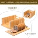 Bread Slicer with cutting board for Sourdough Rounds & Homemade Bread, Perfect for Artisan Loaves, Durable & Easy to Use  The Ideal Gift for Baking Enthusiasts