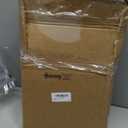 Hoolerry 4 Pcs Hard Clear Zipper Case Makeup Bags Plastic Zipper Pouch Transparent Storage Box Containers for Cosmetics, Snacks, Building Blocks, Puzzles(Clear,9.8 x 7.9 x 2 in,Multicolor)