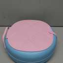 Inmorven Portable Toilet Camping Foldable Potty Travel Toilet Adjustable Height Training Toilet Seat Emergency Toilet Travel for Toddler Adults Kids for Car,Camping, Trips,Boat,Indoor,Outdoor etc. (Pink&Blue)