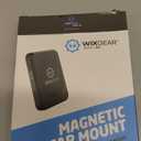 WixGear Rectangle Flat Stick On Dashboard Magnetic Car Mount Holder for Cell Phones and Mini Tablets with Fast Swift-Snap Technology - Extra Slim