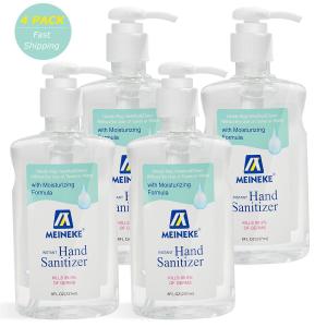 8 Fl. Oz. Advanced Hand Sanitizer Gel with 62% Alcohol Based,4 Pack