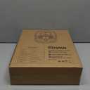 HOSPAN Collapsible Foot Spa with Heat, Bubble, Red Light, and Temperature Control, Foot Bath Massager with 8 Shiatsu Massage Rollers, Pedicure Foot Spa for Relaxation and Stress Relief, Black