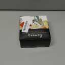 Set of 6 Mix Color Abstract Onyx Marble Coasters with Holder, Absorbent Ceramic Coasters for Drinks, Coasters with Cork Backing for Table Protection, Home Decor, Coffee Table Decor