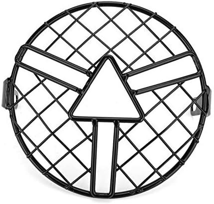 5.57 inch Headlight Grille, Motorcycle Front Headlight Guard Grille Headlamp Grill Cover Screen Protector Fit for CG125 GN125