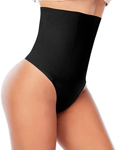 Womens Thong Shapewear Mid to High Waisted Shaper Thong WN0017 M