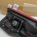Halogena Tail Lights w/Blind Spot(Module NOT Included) Compatible with 2023-2025 Ford F250 F350 F450 Super Duty TailLight Rear Brake Lamp Signal Assembly Right Passenger Side PC3Z13404B RH