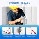 2 x Universal Door Hinge Adjustment Tool, Hinge Gap Adjustment Wrench, Suitable for Various Sizes of Hinges, For Home, Commercial, Fire Doors Hinge