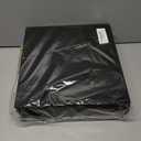 Large Cork Board Felt Wall Tiles, 47"x35" 12 Pack Felt Bulletin Board Pin Board with 48 Safe Removable Adhesive Tabs, 60 Push Pins, Alternative Cork Board for Walls Home Office (Black)