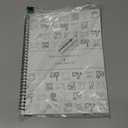 Cleaning Planner, Cleaning Schedule and Checklist Organizer, Daily Weekly Monthly Household Cleaning Planner, Chore Chart Notebook for Home, Family Cleaning Tasks, DIY Home Improvement, Editable Template (1 Pack, White)