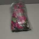 Zeyune 8 Pack 12 Inch Mini Pastel Pink Roses Artificial Flowers 80 Heads Fake Silk Roses with Stem Reusable Flower Bouquet for Wedding Birthday Party Arrangement Valentine's Day Decorations