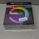 BKDRL Bluetooth Speaker Lamp with Wireless Charger, RGB Night Light, Alarm Clock, App Control - White