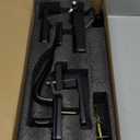 Smart Keyless Entry Door Lock with Handle, Hornbill Front Door Lock Set, Keypad Code Deadbolt with Lever, Digital Touchscreen via Alexa/Bluetooth/Keyfob/Key (Matte Black)