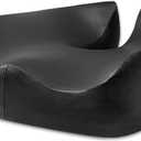 YOUFI Large Seat Cushion for Tailbone Pain Relief, 19"x17"x4" Thick Dense Memory Foam Ergonomic Support, Lower Back Sciatica Pressure Relief, Coccyx Cushion for Long Sitting on Office Chair Desk Chair, Black