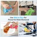 Microfiber Cleaning Cloth 12 Pack, 12x12 Inch Reusable Kitchen Towels, Lint Free Streak Free Super Absorbent Soft Cleaning Rags for House, Window, Glass, Assorted Colors