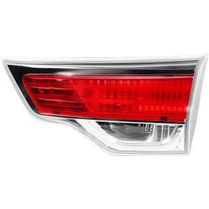 Passenger Side Inner Tail Light Compatible with 2014 2015 2016 Highlander Taillight Rear Brake Lamp 815800E050 TO2803115 (Right)