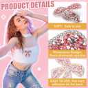 Daifunli 12 Pieces Bow Knot Rhinestone Patches Sparkling Crystal Appliques Iron Sew on for Jeans Jackets Bags Backpacks Hats Shoes Clothes Decorations Crafts(Pink)